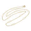 Ion Plating(IP) 304 Stainless Steel Necklaces STAS-D084-30G-1