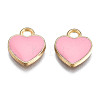 Alloy Enamel Charms X-ENAM-S121-041I-3