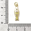 Brass Enamel Pendants KK-A266-39G-01-3