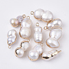 Natural Cultured Freshwater Pearl Pendants BSHE-N008-01B-1