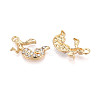 Alloy Rhinestone Pendants FIND-N008-19KCG-2