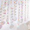 9Pcs 9 Style AB Color Faceted Glass Suncatchers HJEW-GL0001-05-4