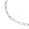 Brass Figaro Chain Slider Necklaces Making AJEW-JB01490-02-4