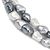 Electroplated Shell Pearl Beads Strands BSHE-H113-05F-3