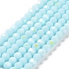 Opaque Glass Beads Strands EGLA-A035-P6mm-L10-1