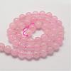 Natural Rose Quartz Beads Strands G-P281-02-8mm-2