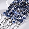 Natural Sodalite Beaded Bracelets for Women G-P563-07P-12-3