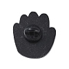 Black Zinc Alloy Brooches JEWB-O012-03C-2