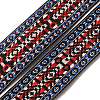 Ethnic Style Embroidery Polyester Ribbons OCOR-WH0077-31-1