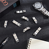 20 Sets 2 Styles Rectangle 201 Stainless Steel Watch Band Clasps STAS-DC0011-60-6