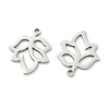 Hollow 201 Stainless Steel Pendants STAS-F337-10D-P-2