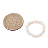 Natural Pearl Bead Finger Rings for Women RJEW-JR00963-02-2