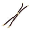 Cotton Cord Bracelet Making KK-F758-03U-G-2