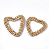 Handmade Reed Cane/Rattan Woven Linking Rings X-WOVE-T006-084-2