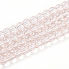 Baking Paint Transparent Glass Beads Strands DGLA-N006-6mm-02-1