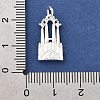 Brass Micro Pave Clear Cubic Zirconia Pendants KK-Z147-15S-3