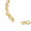 Brass Cable Chain M Charm Bracelet Making KK-U020-11G-3