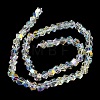 Electroplate Glass Beads Strands EGLA-C003-05-2