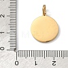 304 Stainless Steel Enamel Pendants STAS-Z189-11G-01-3