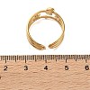 304 Stainless Steel Cuff Open Rings SA-CBAD22F-01G-F-2