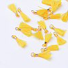 Polycotton(Polyester Cotton) Tassel Pendant Decorations X-OCOR-S102-13-1