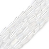 Electroplate Glass Beads Strands X-EGLA-J046-AB07-1