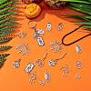 20Pcs 10 Style 201 Stainless Steel Laser Cut Charms STAS-SZ0002-67P-4