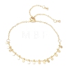 Handmade Brass Curb Chains & Cable Chains Slider Bracelets BJEW-JB11812-01-2