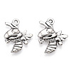 Tibetan Style Alloy Bee Pendants TIBE-Q037-029-RS-3