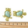 Synthetic Turquoise Pendants KK-F888-02G-25-3