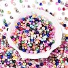 Baking Paint Pearlized Glass Seed Beads SEED-T008-03-2