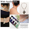 925 Sterling Silver Slide Lock Clasps HJEW-PH02493-5
