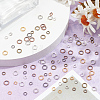 360Pcs 12 Styles Brass Open Jump Rings KK-LP0001-34-3