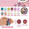  240Pcs 12 Colors Crackle Glass Beads CCG-TA0002-03-4