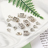 6 Sets 3 Style Alloy Box Clasps FIND-TA0001-54-14