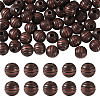 Wood European Beads WOOD-TA0003-10B-2