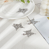 4Pcs 202 Stainless Steel Pendants STAS-LP0003-74-1