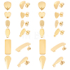 24Pcs 6 Style 304 Stainless Steel Stud Earring Findings STAS-DC0005-67-1