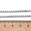 10Pcs 2.3MM 304 Stainless Steel Box Chain Necklaces NJEW-G203-05P-5