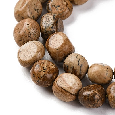 Natural Picture Jasper Beads Strands G-G146-A01-02-1