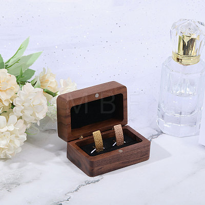 Wooden Jewelry Storage Magnetic Gift Cases for Cufflinks CON-WH0095-78C-1-1