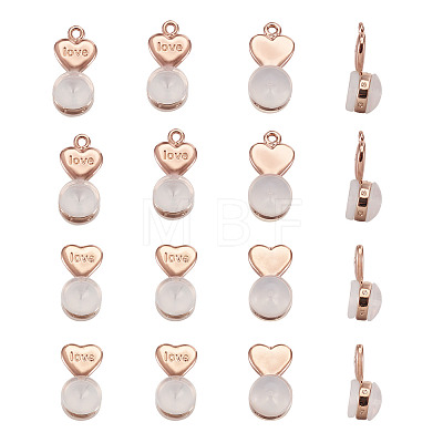 20Pcs 2 Styles Silicone Ear Nuts FIND-TA0001-47C-1