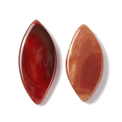 Natural Red Agate Pendants G-B030-10A-1