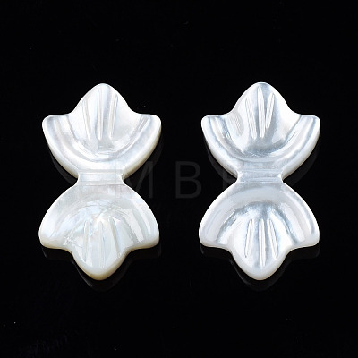 Natural White Shell Beads SSHEL-S258-105A-1