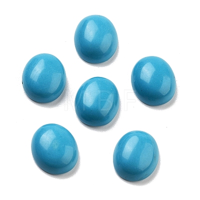 Synthetic Turquoise Cabochons G-G145-01A-35-1