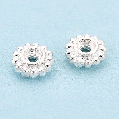 925 Sterling Silver Spacer Beads STER-N016-128S-1