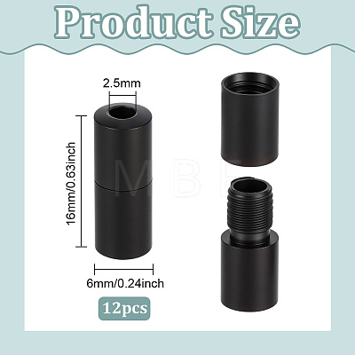12Pcs Stainless Steel Screw Clasps STAS-BC0004-25A-1