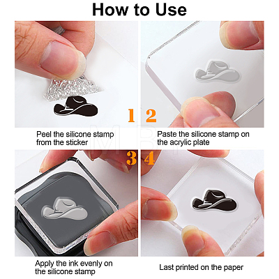 Custom PVC Plastic Clear Stamps DIY-WH0448-0562-1