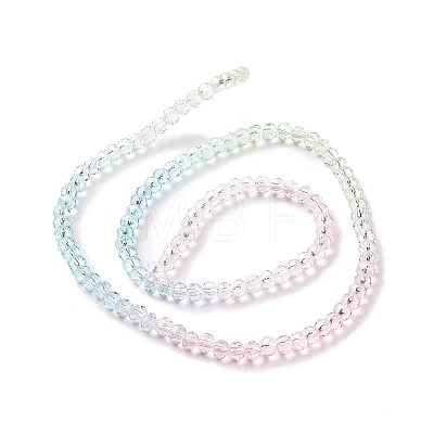 Transparent Glass Beads Strands GLAA-L045-01B-05-1