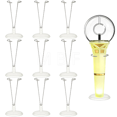 Mini Plastic & Metal Doll Display Stand AJEW-WH0696-631B-1